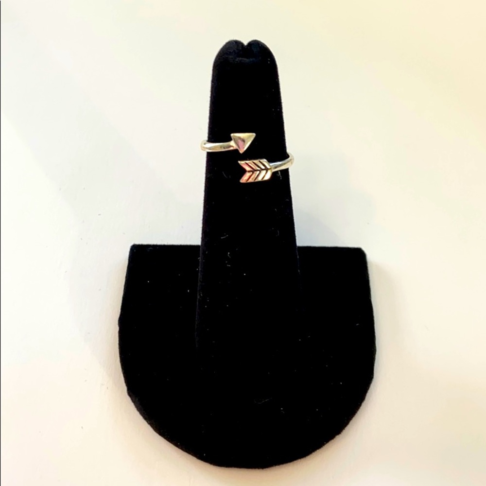 “Aim For Your Dreams” Sterling Silver Wrap Ring